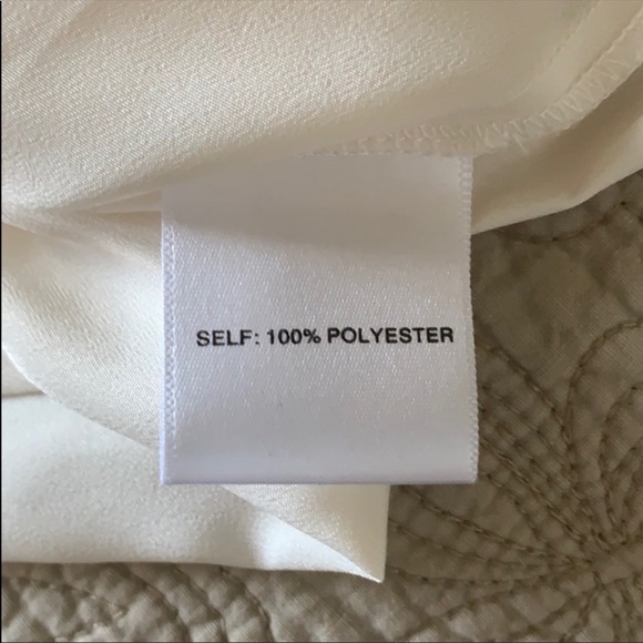 Adorable Boho cream blouse like new sz Med - Picture 3 of 7